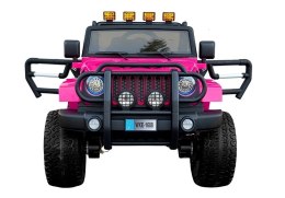 Jeep Monster 4x4 Auto na akumulator WXE1688 Różowy