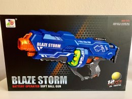 Blaze Storm Pistolet Niebieski 12 Kulek