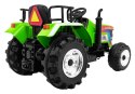 Duży Traktor na akumulator Mahindra Zielony