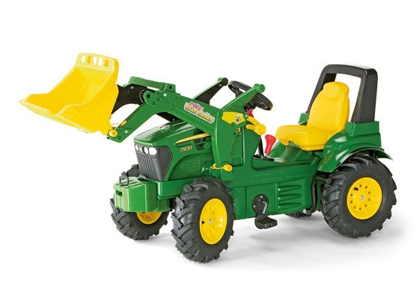 Rolly Toys John Deere Traktor na pedały Biegi Pompowane Koła 3-8 lat