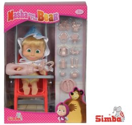 Simba Masza W Stroju Dziecka z Akcesoriami krzesełko do karmienia