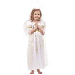 Strój Aniołek Anioł Skrzydła Sukienka Aureola kostium dla dziecka 110-116