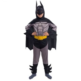 Strój Batman Kostium Człowiek Nietoperz Maska Pas Peleryna dla dziecka 110-116cm