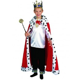 Strój Króla Król Berło Korona Peleryna Kostium dla dziecka 122-128cm