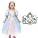 Strój Księżniczka Sukienka Korona Roszpunka dla dziecka 110-116cm