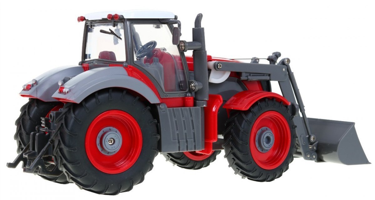 Traktor Czerwony Przyczepa Czerwona 2.4GHz