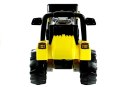 Traktor na Akumulator Koparka Żółta