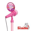 SIMBA MMW Różowy mikrofon na stojaku