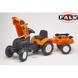 FALK Traktor RENAULT pomarań. otwi. maska+ przycz
