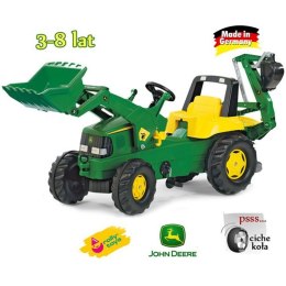 Rolly Toys rollyJunior Traktor na Pedały John DEERE + Łyżka + Tur