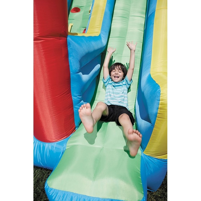 LITTLE TIKES Dmuchany Plac Zabaw Giant Slide ze Wspinaczką i Zjeżdżalnią