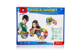 Kolorowe klocki magnetyczne MAGICAL MAGNET 52SZT