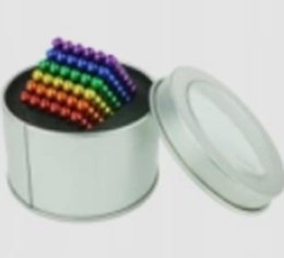 Neocube klocki magnetyczne kulki 5mm tęcza + box