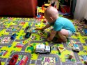 Duże puzzle piankowe mata dla dzieci ulica