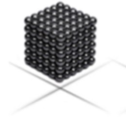 Neocube klocki magnetyczne kulki 3mm czarne 216el.