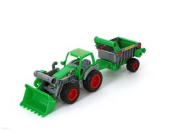 Traktor-ładowarka z naczepą Farmer-technik