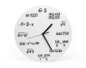 Zegar matematyka classic biały