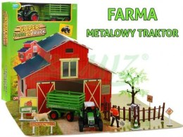 Zestaw FARMA Stodoła Metalowy Traktor