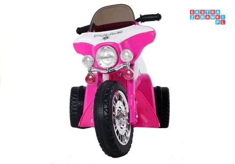 [JT568] Motor na akumulator 1x35W 6V/4Ah motorek dla najmłodszych - różowy