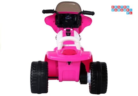 [JT568] Motor na akumulator 1x35W 6V/4Ah motorek dla najmłodszych - różowy