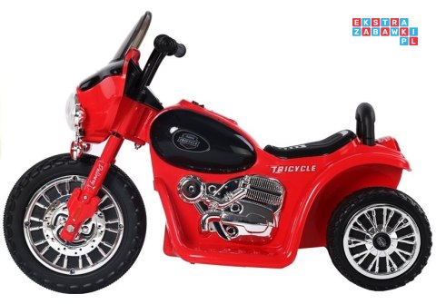 [JT568] Motor na akumulator 1x35W 6V/4Ah motorek dla najmłodszych - czerwony