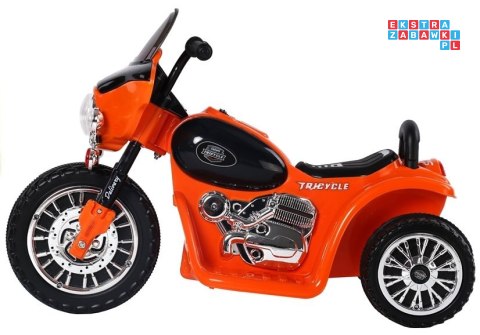 [JT568] Motor na akumulator 1x35W 6V/4Ah motorek dla najmłodszych - pomarańczowy