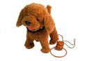 Interaktywny Piesek Pies Na Smyczy Brązowy Pudel