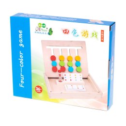 Zabawka edukacyjna drewniana dopasuj kolory pudełk