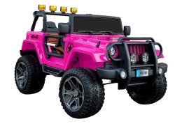 Jeep Monster 4x4 Auto na akumulator WXE1688 Różowy