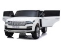 Auto na Akumulator Range Rover Biały LCD/MP4