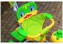 Rowerek Trójkołowy Kaczka Zielony Dla Dzieci