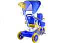 Rowerek Trójkołowy Kotek Niebieski Dla Dzieci