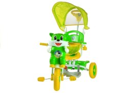 Rowerek Trójkołowy Kotek Zielony Dla Dzieci