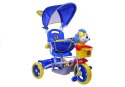 Rowerek Trójkołowy Piesek Niebieski Dla Dzieci