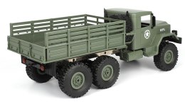 Ciężarówka wojskowa WPL B-16 (1:16, 6x6, 2.4G, LiPo, czas pracy 40 min) - Zielony