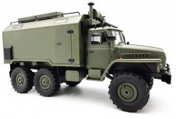 Ciężarówka wojskowa WPL B-36 (1:16, 6WD, 2.4G, LiPo, czas pracy 40 min) - Zielony