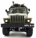 Ciężarówka wojskowa WPL B-36 (1:16, 6WD, 2.4G, LiPo, czas pracy 40 min) - Zielony