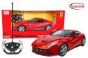 Ferrari F12 RASTAR 1:14 RTR (akumulator, ładowarka sieciowa) - Czerwony