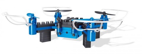Dron 8818 do zbudowania z klocków RTF (2.4GHz, żyroskop, 21.5cm) - Niebieski