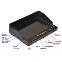 Wyświetlacz FPV RX-LCD5802 (5.8GHz, 40CH, 480p, 7", 7.4V/2450mAh, odbiornik Diversity)