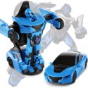 Mini transformer Die Cast 1:32 RTR (zasilanie na baterie) - niebieski