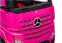 Auto na Akumulator Mercedes Actros Różowy