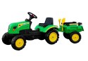 Traktor z przyczepą 01 Zielony