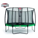 BERG Trampolina Champion Green 430 cm siatka Deluxe Twinspring Gold