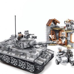 Czołg Tiger I - do zbudowania z klocków (1154 elementów)