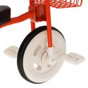 Rowerek trójkołowy z koszykiem czerwony
