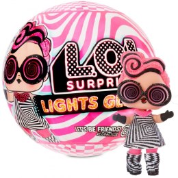 L.O.L. SURPRISE - Świecąca Laleczka w kuli LOL Lights Glitter MGA