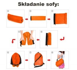 Lazy Bag AIR SOFA - pomarańczowy
