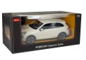 Auto R/C Porsche Cayenne Rastar 1:14 Białe na pilota