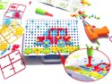 Zestaw Edukacyjny Puzzle Klocki + wkrętarka